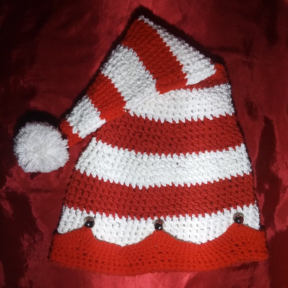 Custom Crochet Christmas Elf Hat